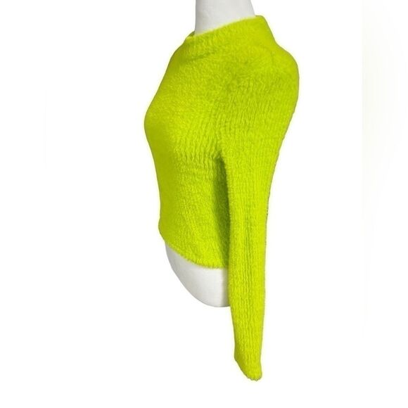 Anthropologie Mock-Neck Fuzzy
Sweater small neon lime - Picture 4 of 14